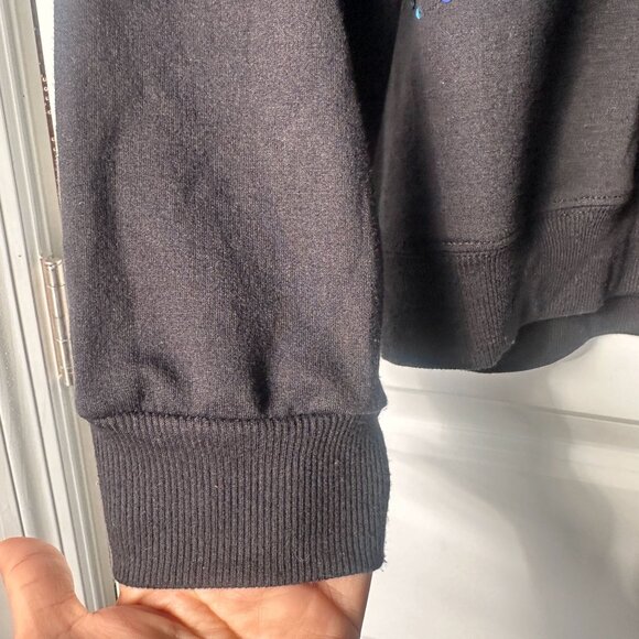 Philosophy Very Merry Sequin Black Sweatshirt Pullover Top Women's Medium - Picture 4 of 8